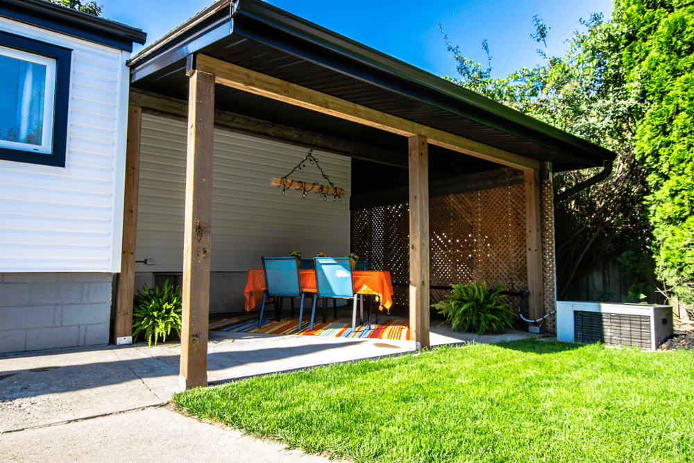 white louvers roof