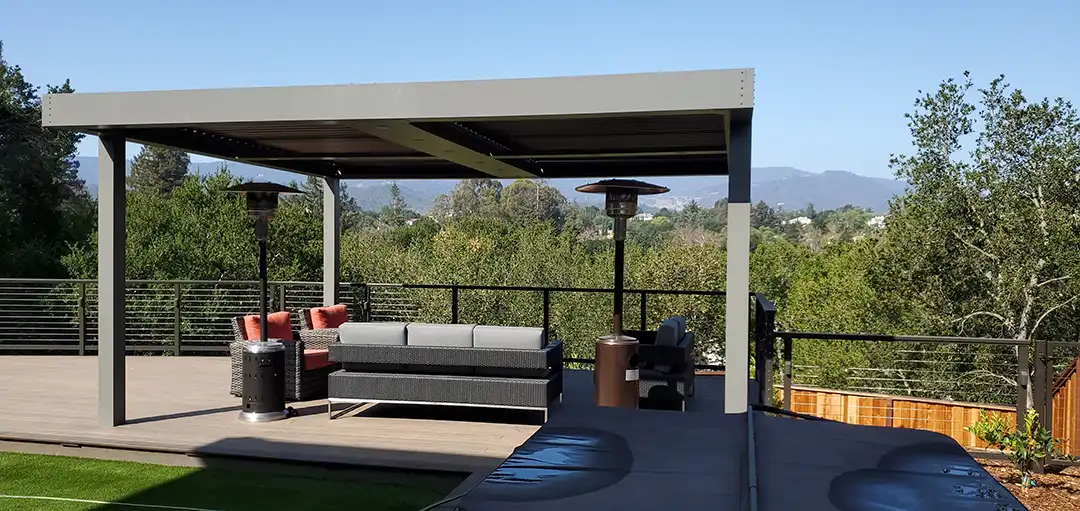 Photo of a StruXure pergola with heating features.